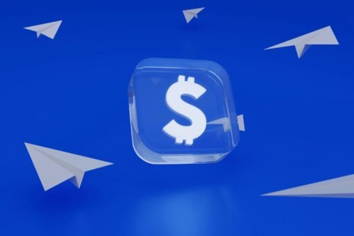 a computer screen with a blue background